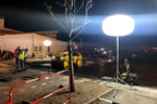 Light Boy B3Q3S-CE ballonlys i brug om natten